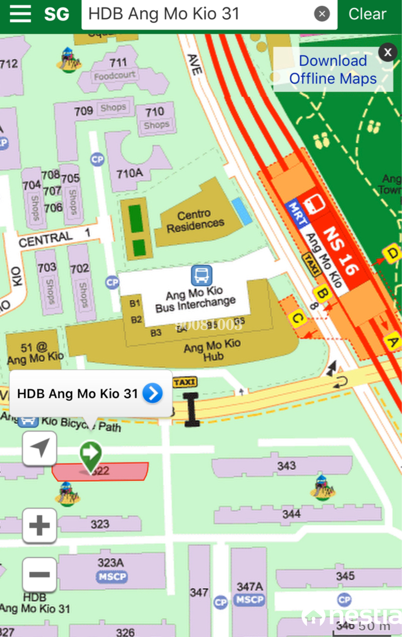 322 Ang Mo Kio Ave 3,Private room,1 Bedroom,HDB flat for Rent ,by Gloria  Lim, S$ 480 | Nestia