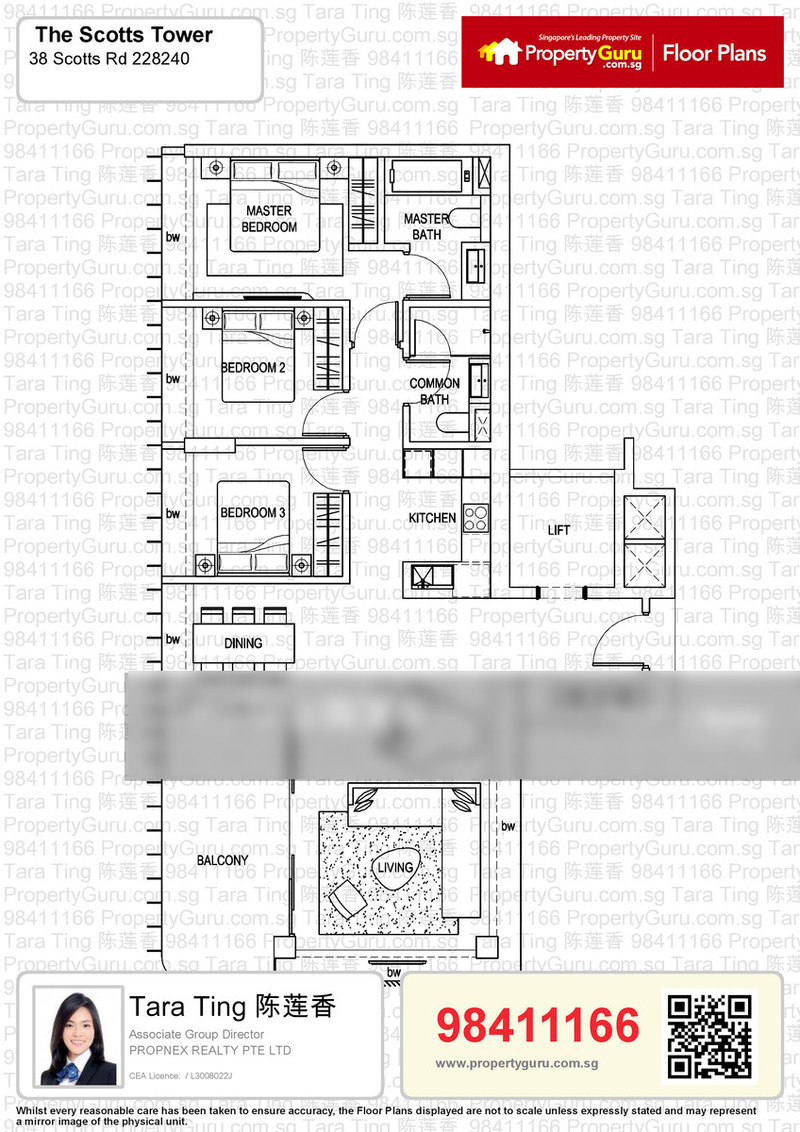 The Scotts Tower,38 Scotts Road,Entire unit,3 Bedrooms,Condominiums