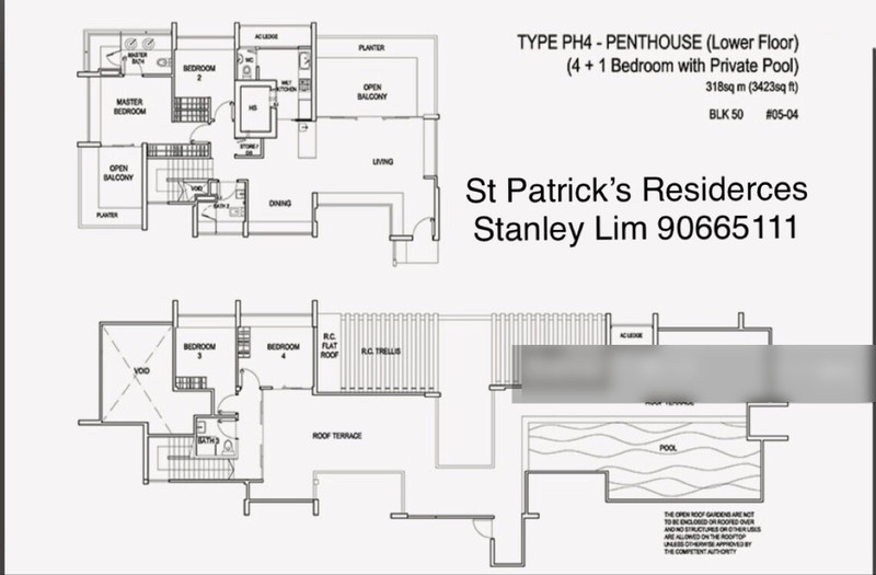 St Patrick's Residences 58 St. Patrick'S Road,4+,2562 Sqft