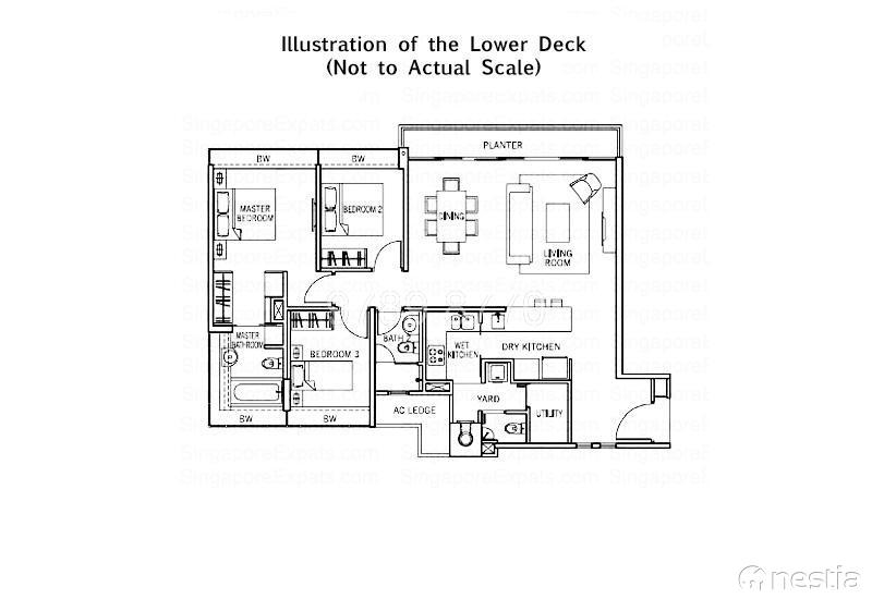 The Centris 75 Jurong West Central 3,3,1894 Sqft, Condominiums